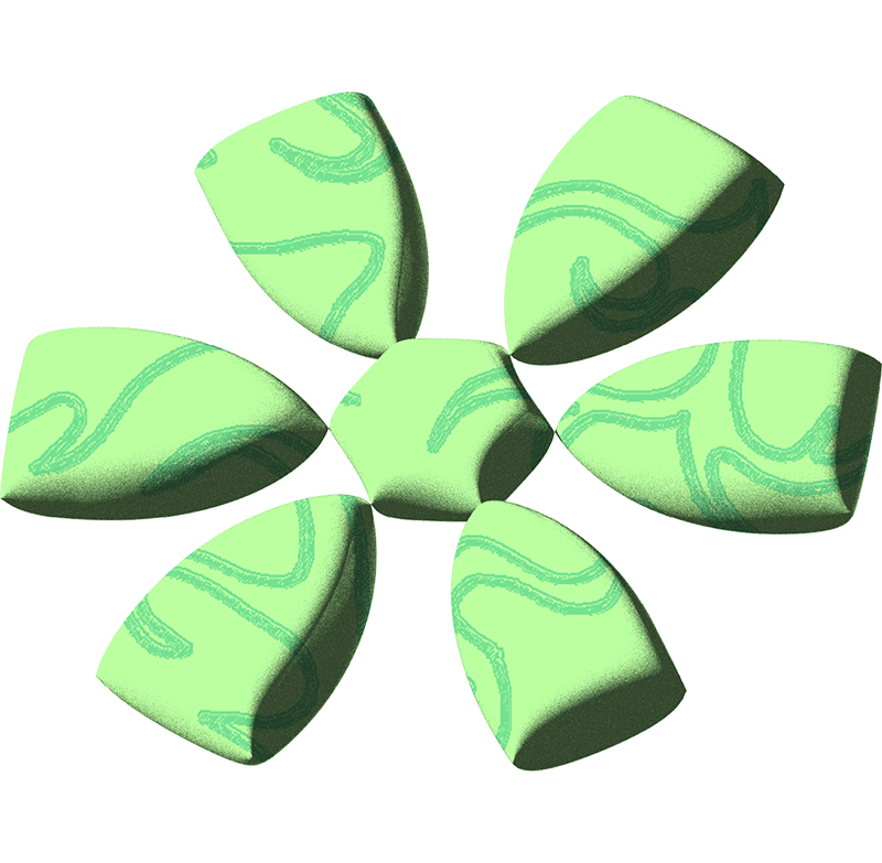 Bøker i Bø grønn stjerne med mønster på